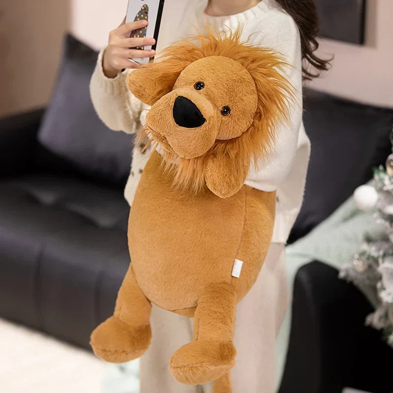 Cozy Long Lion Plush Snuggle Buddy for Ultimate Cuddles