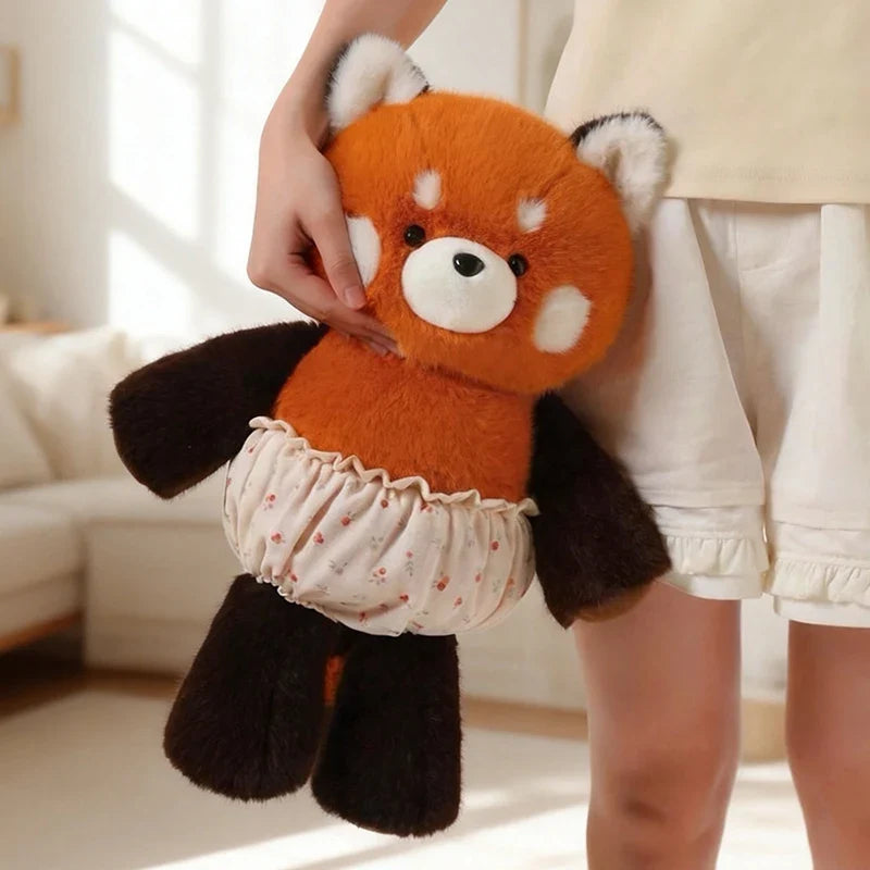 Maple & Mochi the Running Red Panda & Panda Plushies