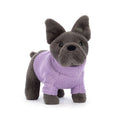 Pullover Französische Bulldogge Lila Einheitsgröße JELLYCAT