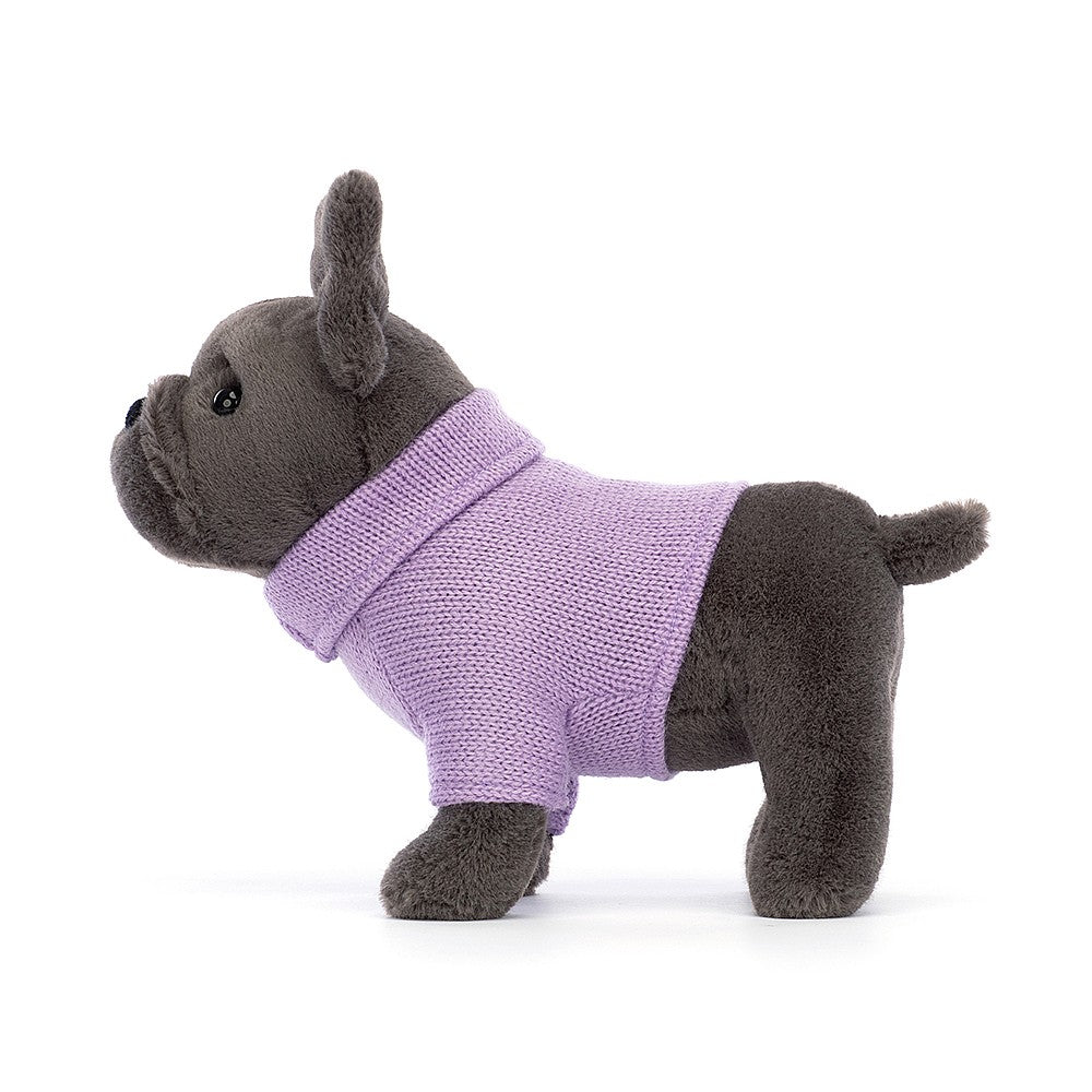 Pullover Französische Bulldogge Lila Einheitsgröße JELLYCAT