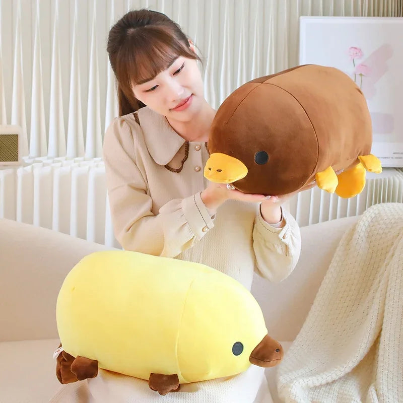 Adorable Brown and Yellow Platypus Plush Toys