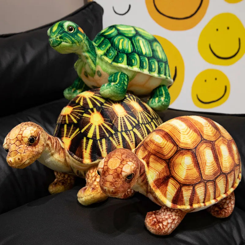 Adorable Realistic Tortise Plush Toy