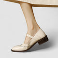 Claudia | Classic T-Bar Mary Jane Flat Shoes