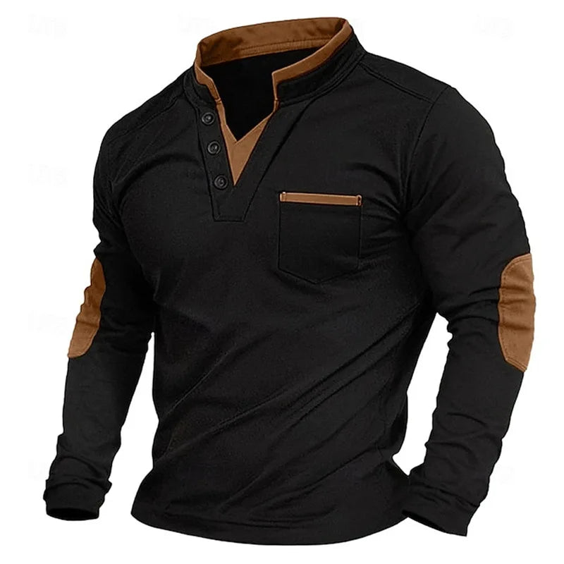 Ethan | Klassisches V-Neck-Sweatshirt