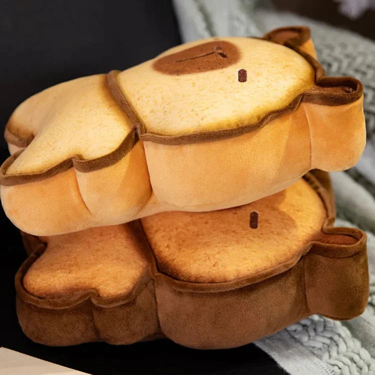 Adorable Toasted Capybara Bread Plushies