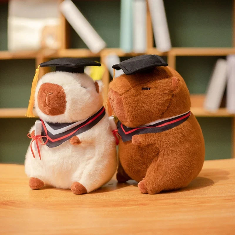 Adorable Graduation Capybara Plush Toy – Celebrate Achievements in Cuddly Style!