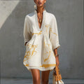 Rosabel | Elegant V-Neck Mini Dress