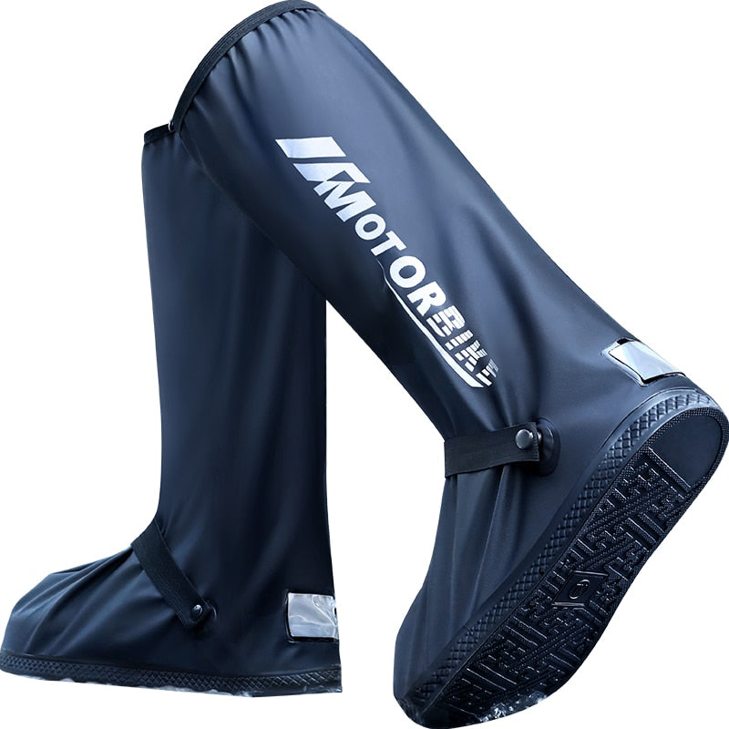 High Tube Outdoor Waterproof Anti-Slip Cycling Walking Rain Shoe Covers
