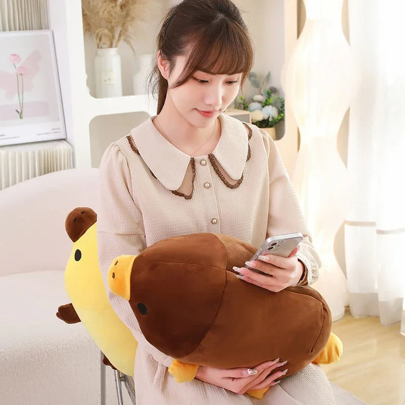 Adorable Brown and Yellow Platypus Plush Toys