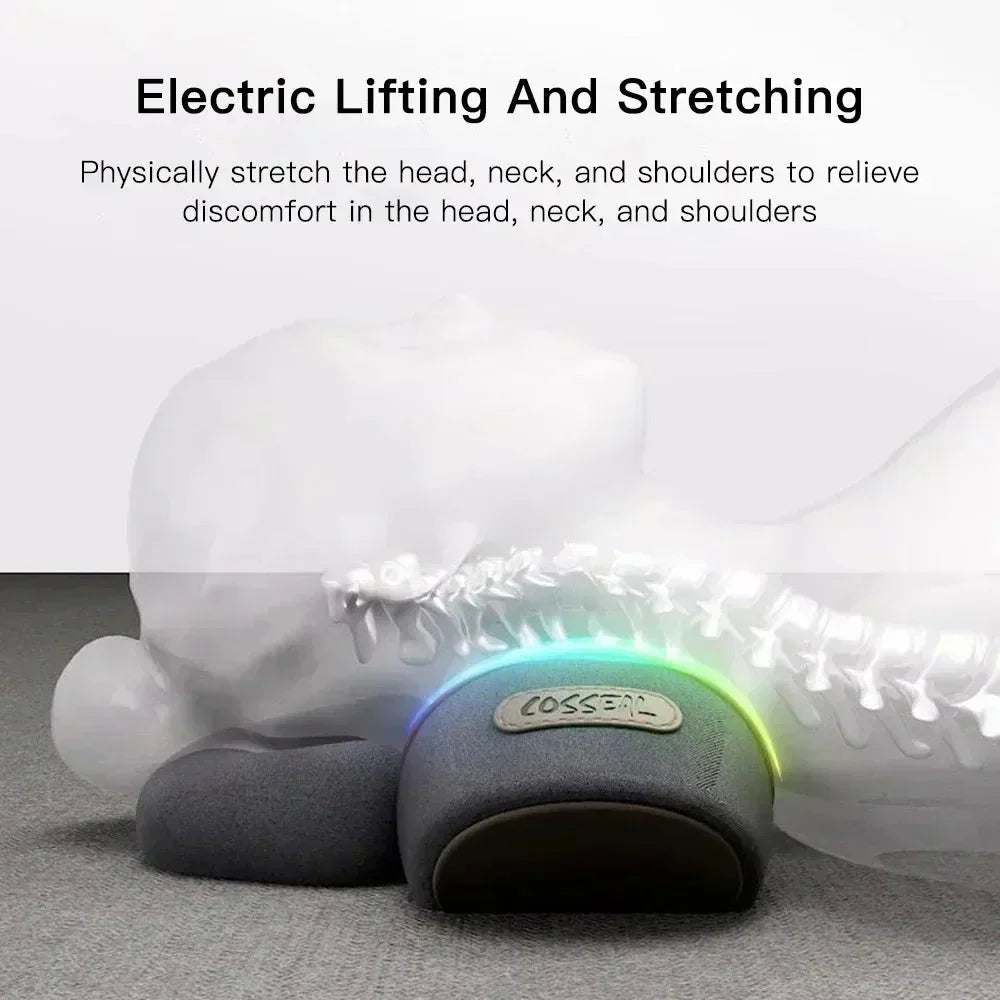 💆‍♂️ Electric Neck Massager Pillow – Heated Cervical Support with Vibration