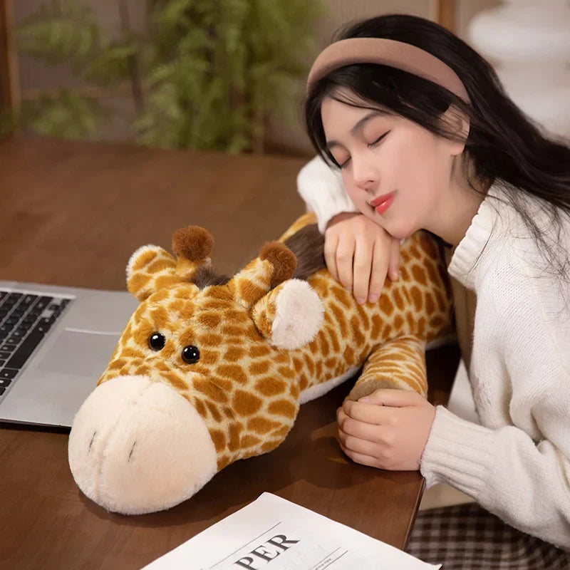 Snuggle Up with Geoffery the Adorable Giant Giraffe Plushie!