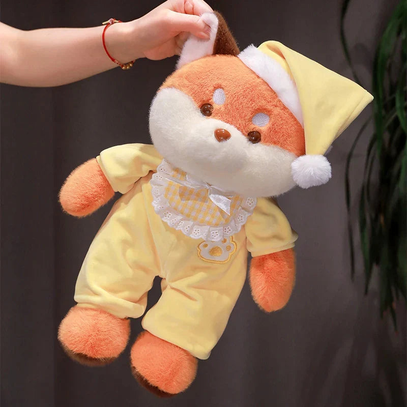Cozy Bedtime Fox, Koala, and Dog Plushies for Dreamy Pajama Parties!