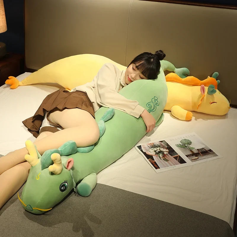 Cozy Long Haku Dragon Plush Snuggle Buddy