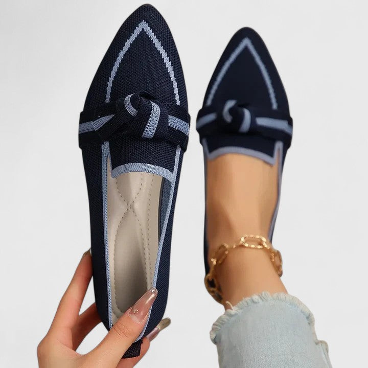 Flavia | Stilvolle orthopädische Sandalen mit Schleife