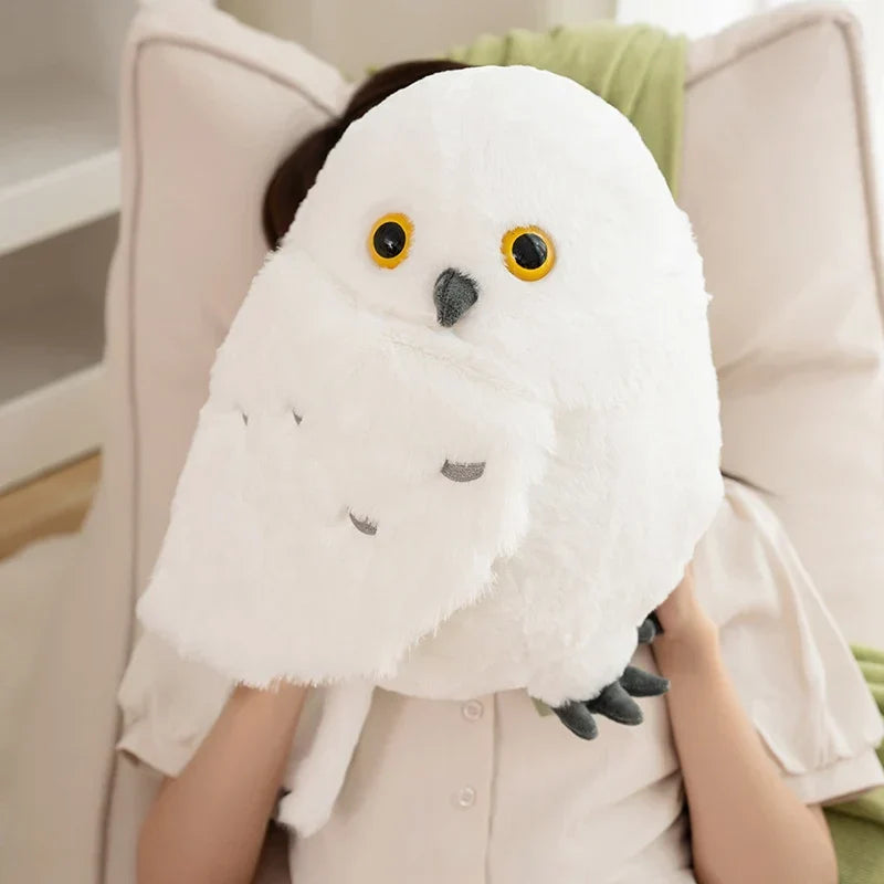 Extra Large White Owl Plush Toy - Cuddly and Adorable!