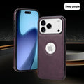 Luxury High Quality PU Leather Mobile Phone Case For iPhone 12-18 Pro & Pro Max