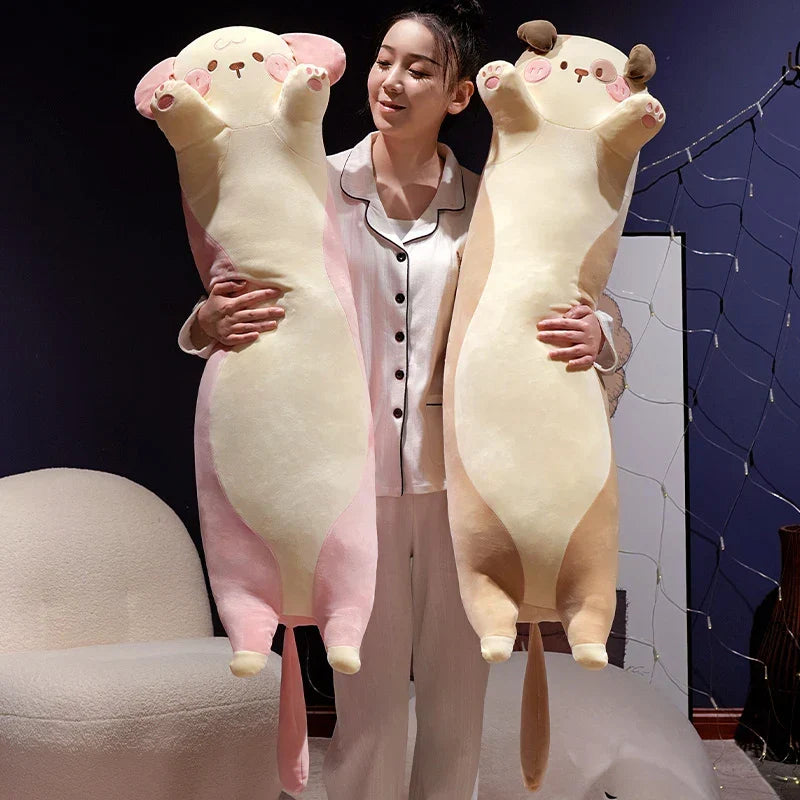 Adorable Long Snuggly Kawaii Dog Plush Toys