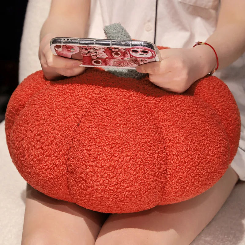 Cozy Autumn Pumpkin Plush Decor