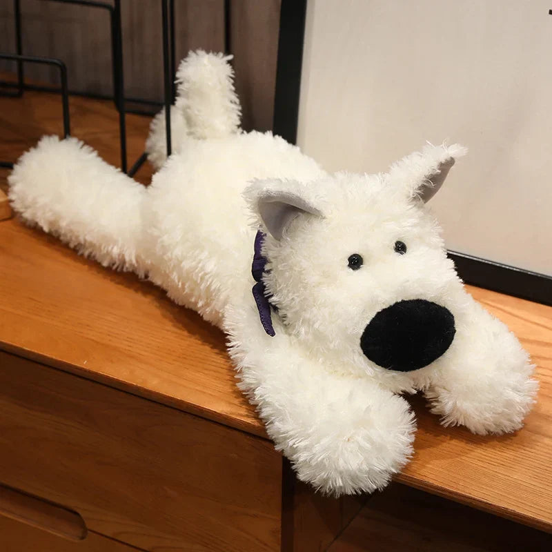 Adorable Fluffy West Highland Terrier Plush Toy