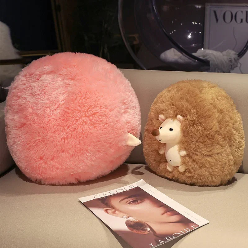 Adorable Fluffy Hedgehog Plush Toy