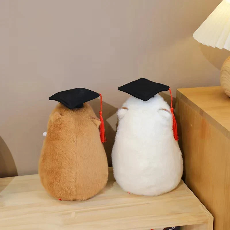 Adorable Capybara Graduation Plushies for a Cuddly Celebration!
