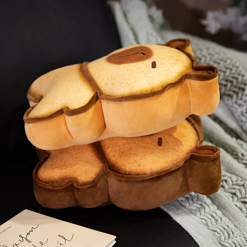 Adorable Toasted Capybara Bread Plushies