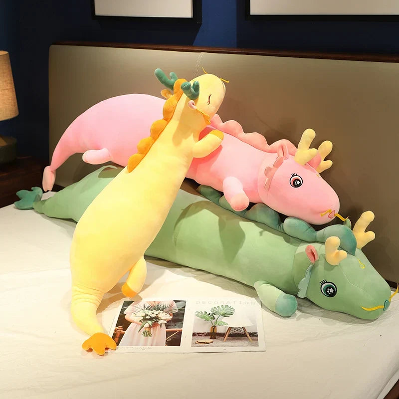 Cozy Long Haku Dragon Plush Snuggle Buddy