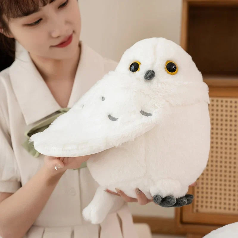 Extra Large White Owl Plush Toy - Cuddly and Adorable!