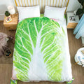 Double-Sided Flannel Cabbage Blanket