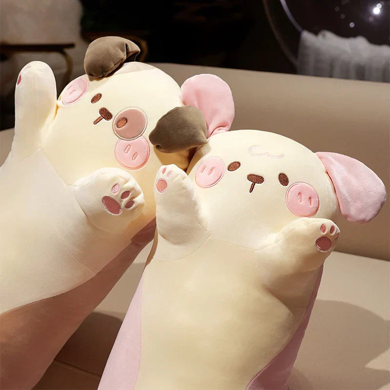 Adorable Long Snuggly Kawaii Dog Plush Toys