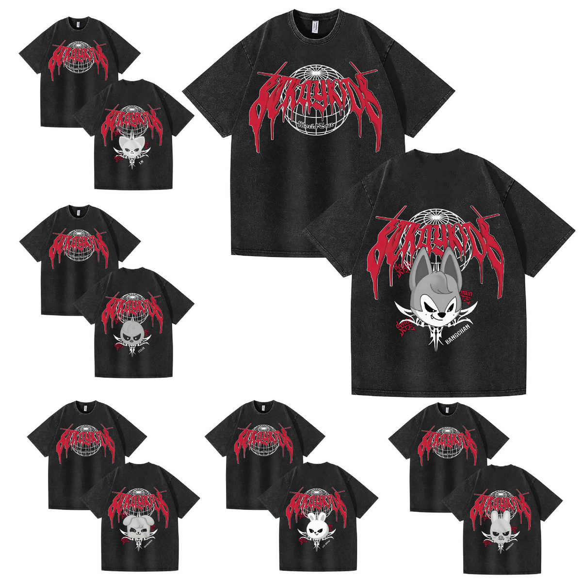 SKZ Dominate Tour Evil SKZOO 2025 T-shirt - Stray Kids merch