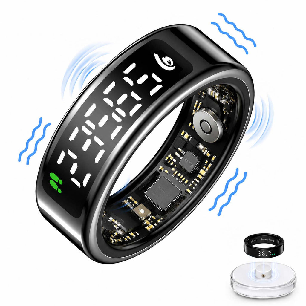Wrongduck Anneau Intelligent Bluetooth SY1 Suivi de Santé Alertes de Vibration