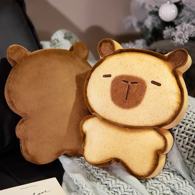 Adorable Toasted Capybara Bread Plushies
