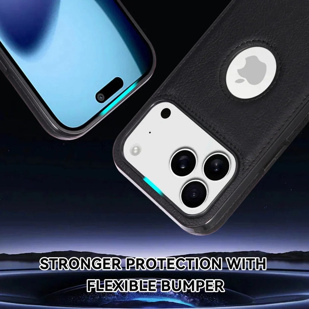 Luxury High Quality PU Leather Mobile Phone Case For iPhone 12-18 Pro & Pro Max