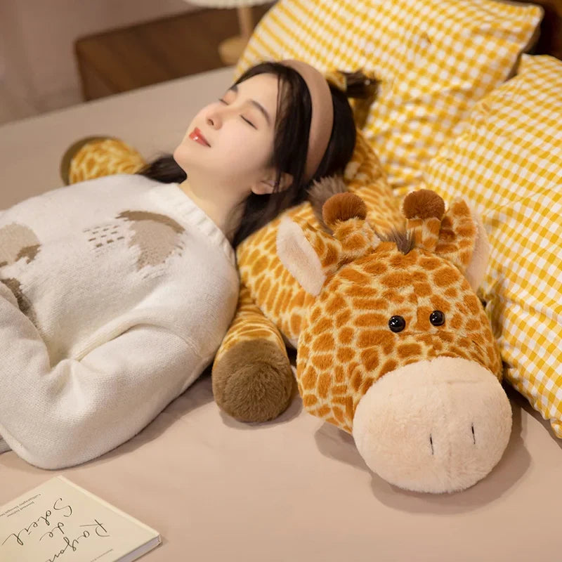 Snuggle Up with Geoffery the Adorable Giant Giraffe Plushie!