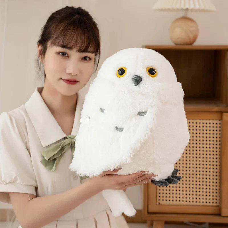 Extra Large White Owl Plush Toy - Cuddly and Adorable!
