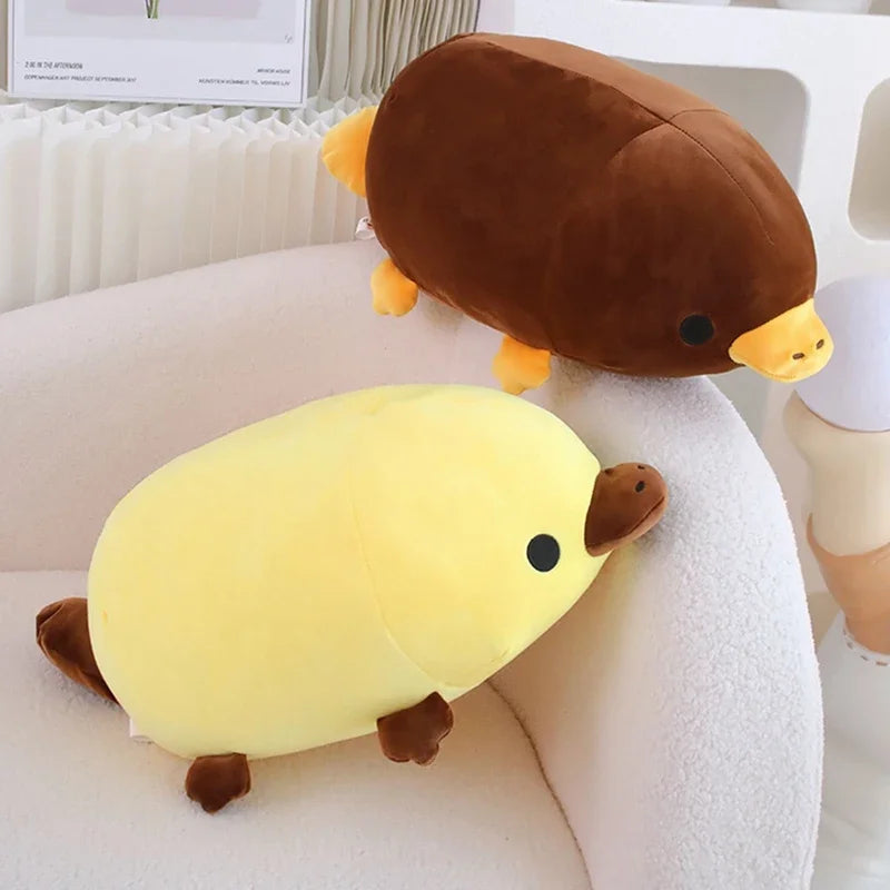 Adorable Brown and Yellow Platypus Plush Toys