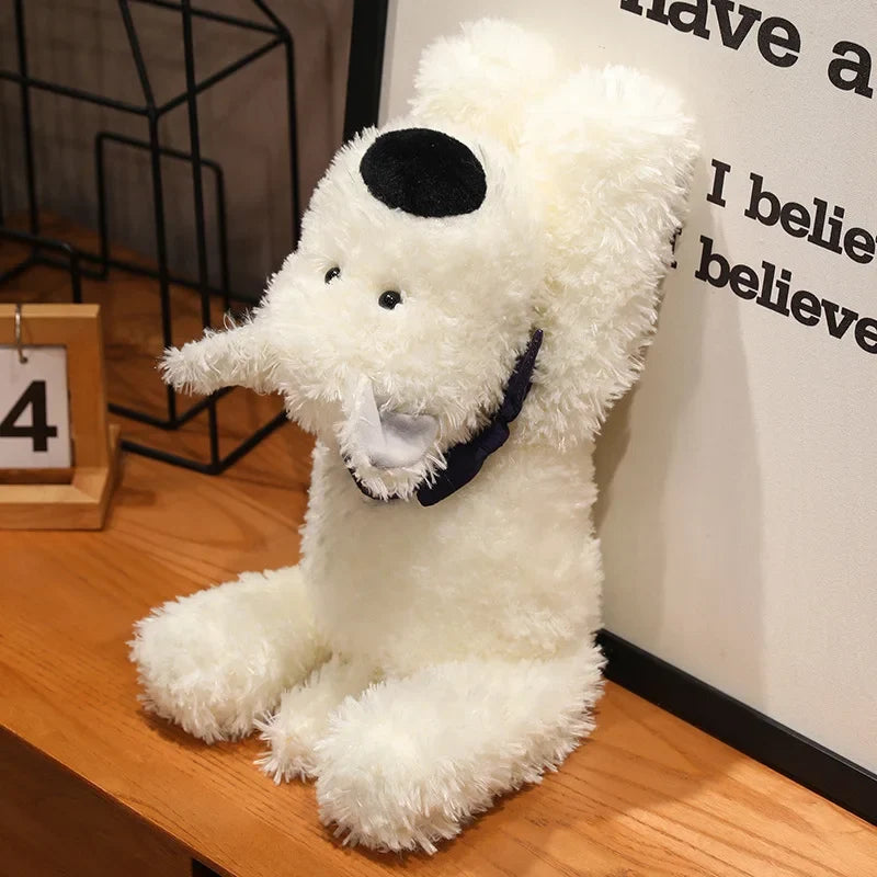 Adorable Fluffy West Highland Terrier Plush Toy