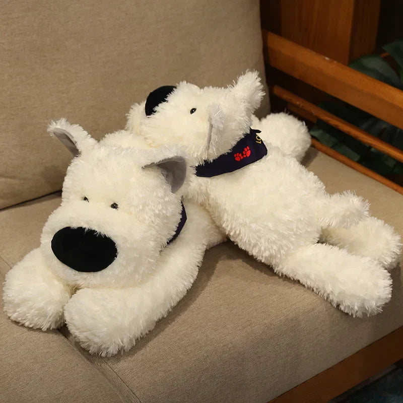 Adorable Fluffy West Highland Terrier Plush Toy
