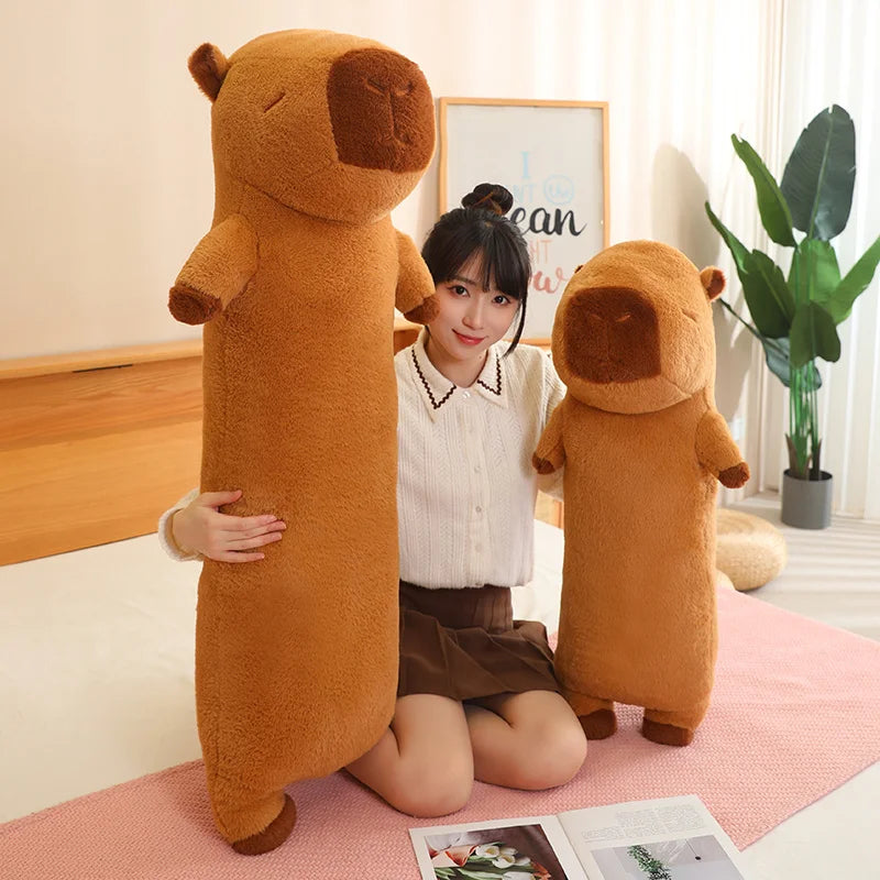 Adorable Long Fluffy Capybara Plush Toys
