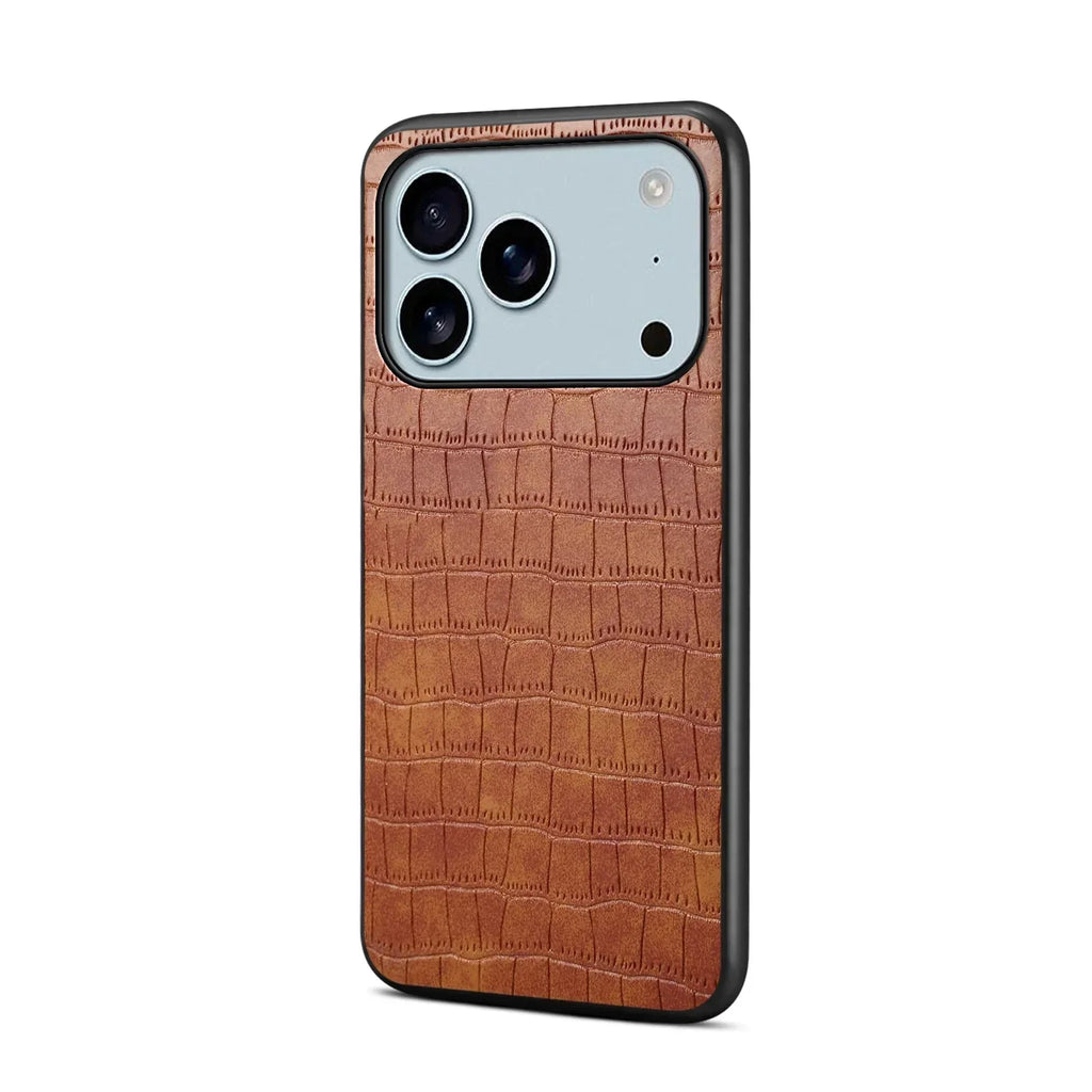 3D Texture PU Leather Case for iPhone 17/ 16/ 15/ 14