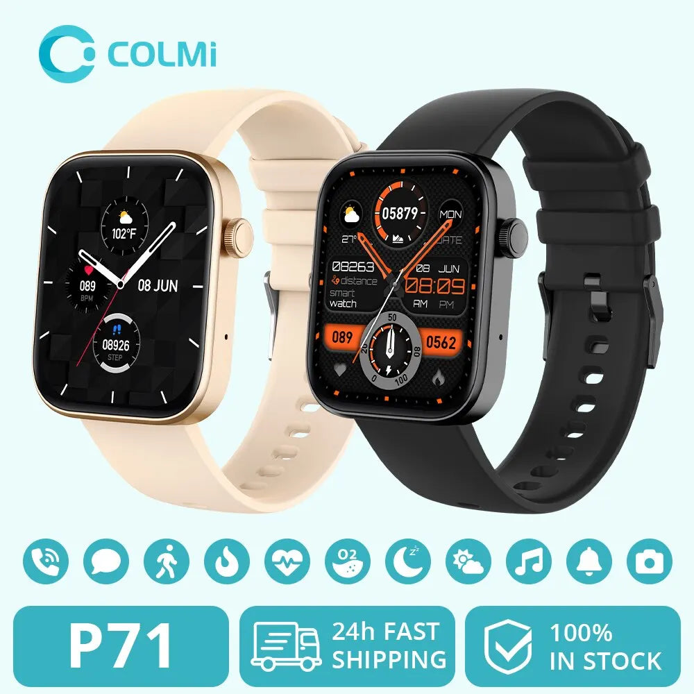 Voice Calling Smartwatch IP68 Health Monitoring Watch