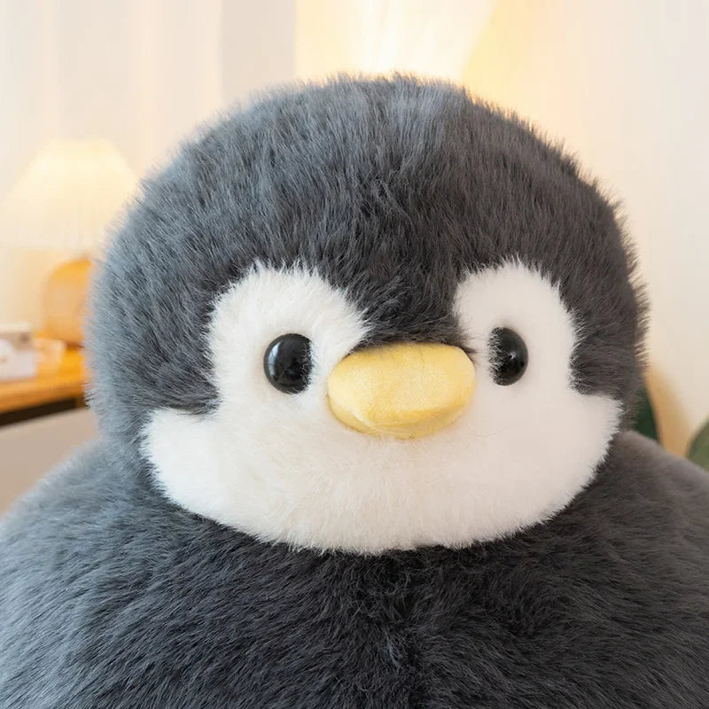 Adorably Plump Round Penguin Plush Toy