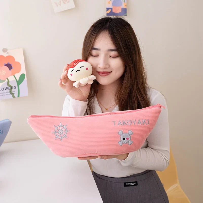 Delicious Plush Takoyaki Candy Ball Keychains