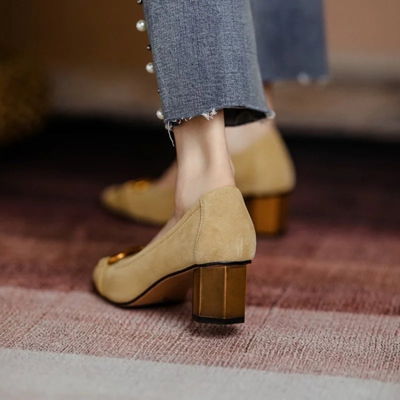 Cecilia | Klassische orthopädische Schuhe mit Schnalle