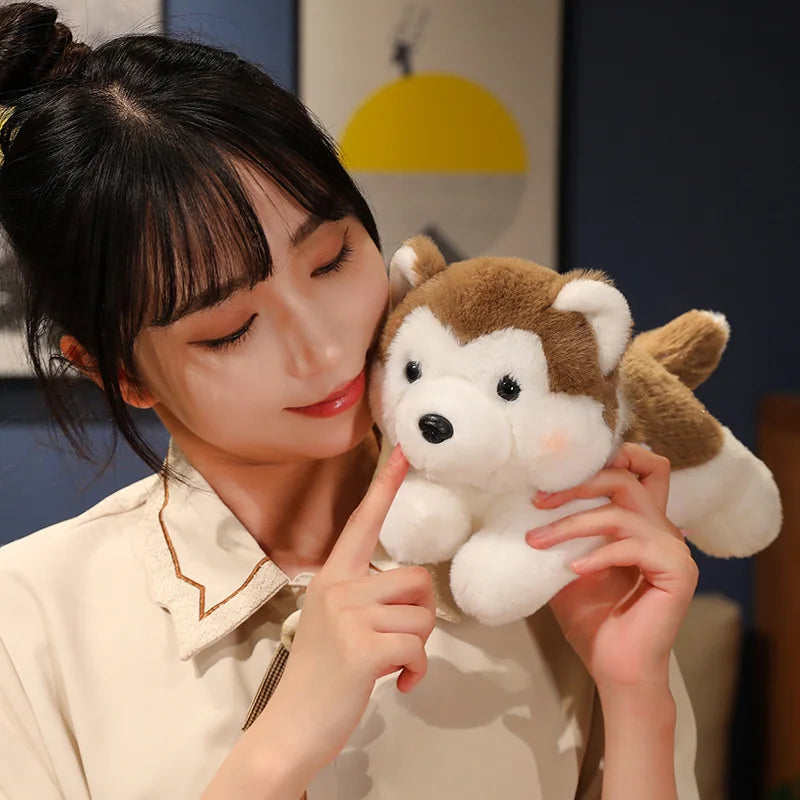 Adorable Soft Plush Husky - Cuddle Up with Cutie!