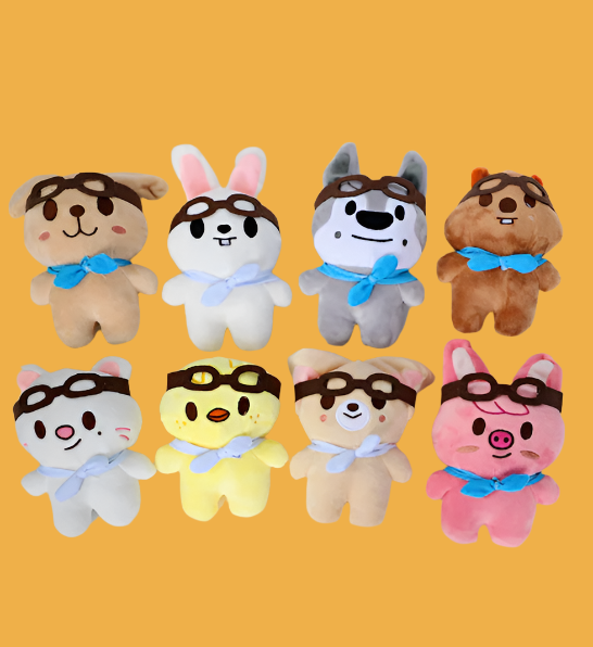 SKZOO Pilot Plushies - Stray Kids merch