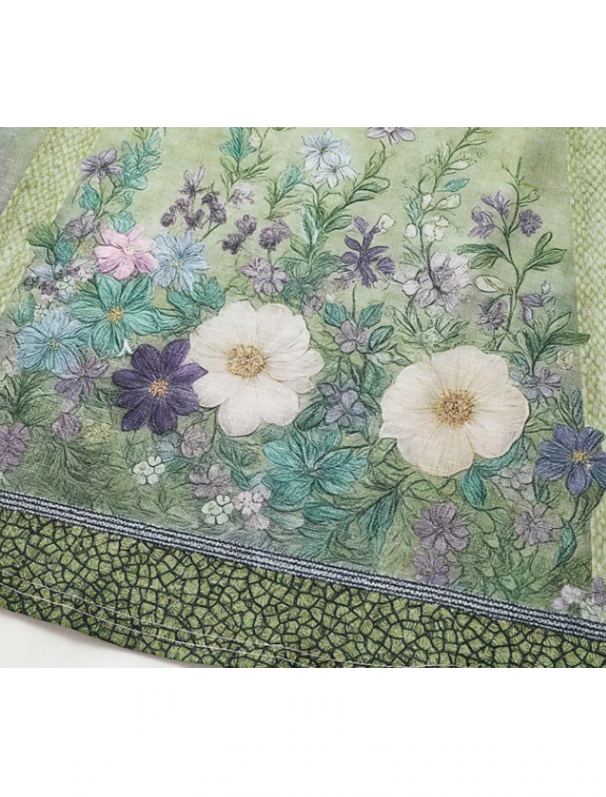 Seraphina | Boho-Bluse mit Blumenmuster und langen Ärmeln