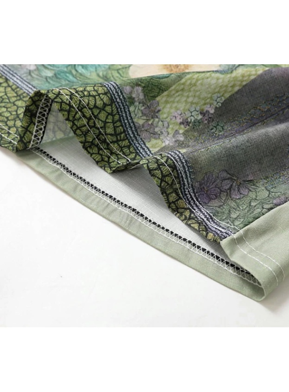 Seraphina | Boho-Bluse mit Blumenmuster und langen Ärmeln