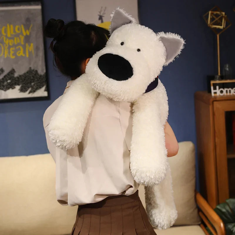 Adorable Fluffy West Highland Terrier Plush Toy
